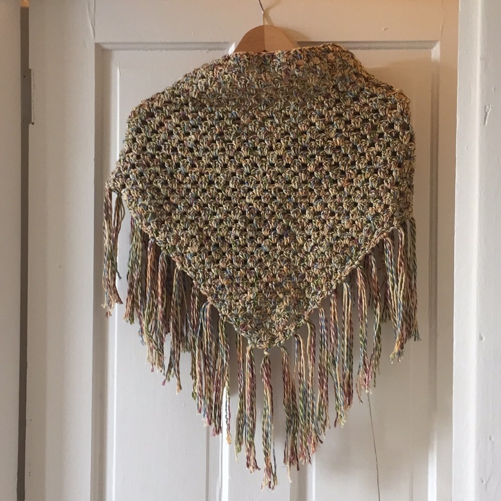 Handmade knit scarf